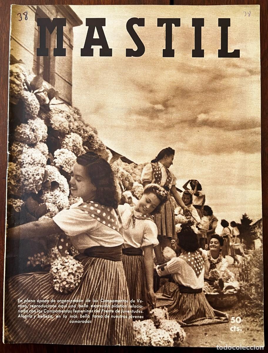 Militaria: MASTIL, A&ntilde;o III, n&ordm; 38 , Madrid, 15 de mayo de 1942. Revista Nacional del Frente de Juventudes,. 24