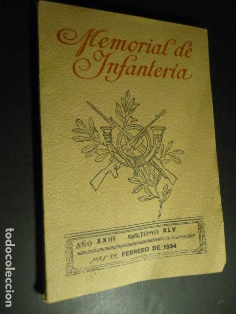 Militaria: MEMORIAL DE INFANTERIA FEBRERO 1934
