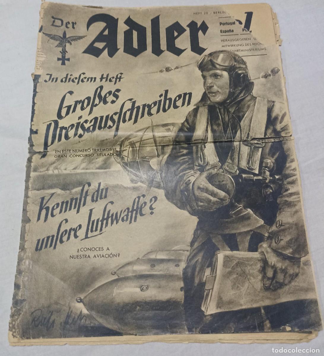 Militaria: Der Adler revista N&ordm;20 (III Reich Hitler- Nazi- Alemania) WWII del 1-10-1940