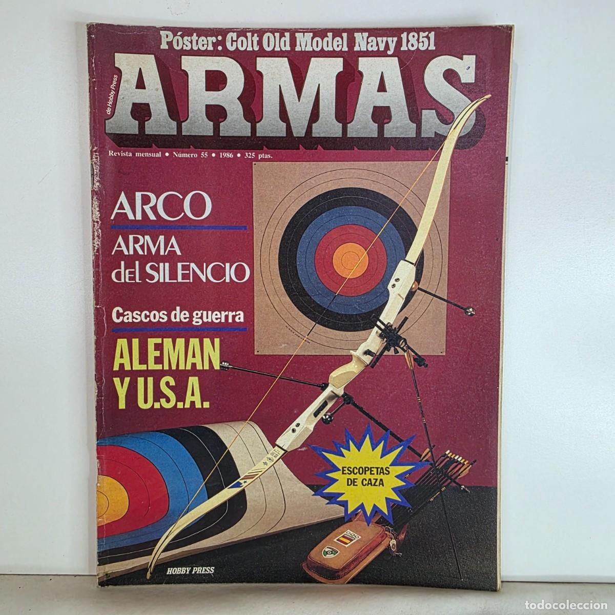 Militaria: Revista ARMAS n&ordm; 55 Diciembre 1986 Arco Colt Navy 1851 HK 91-A3