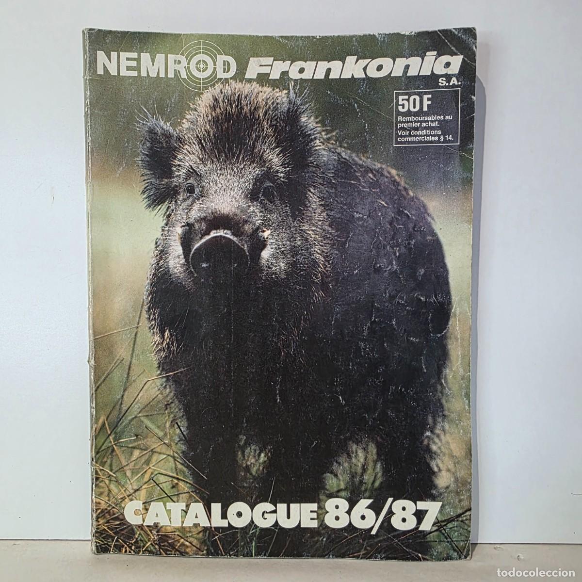 Military Antiques: Cat&aacute;logo Nemrod Frankonia 1986-1987 Caza Tiro Armas &Oacute;ptica Cuchiller&iacute;a Francia