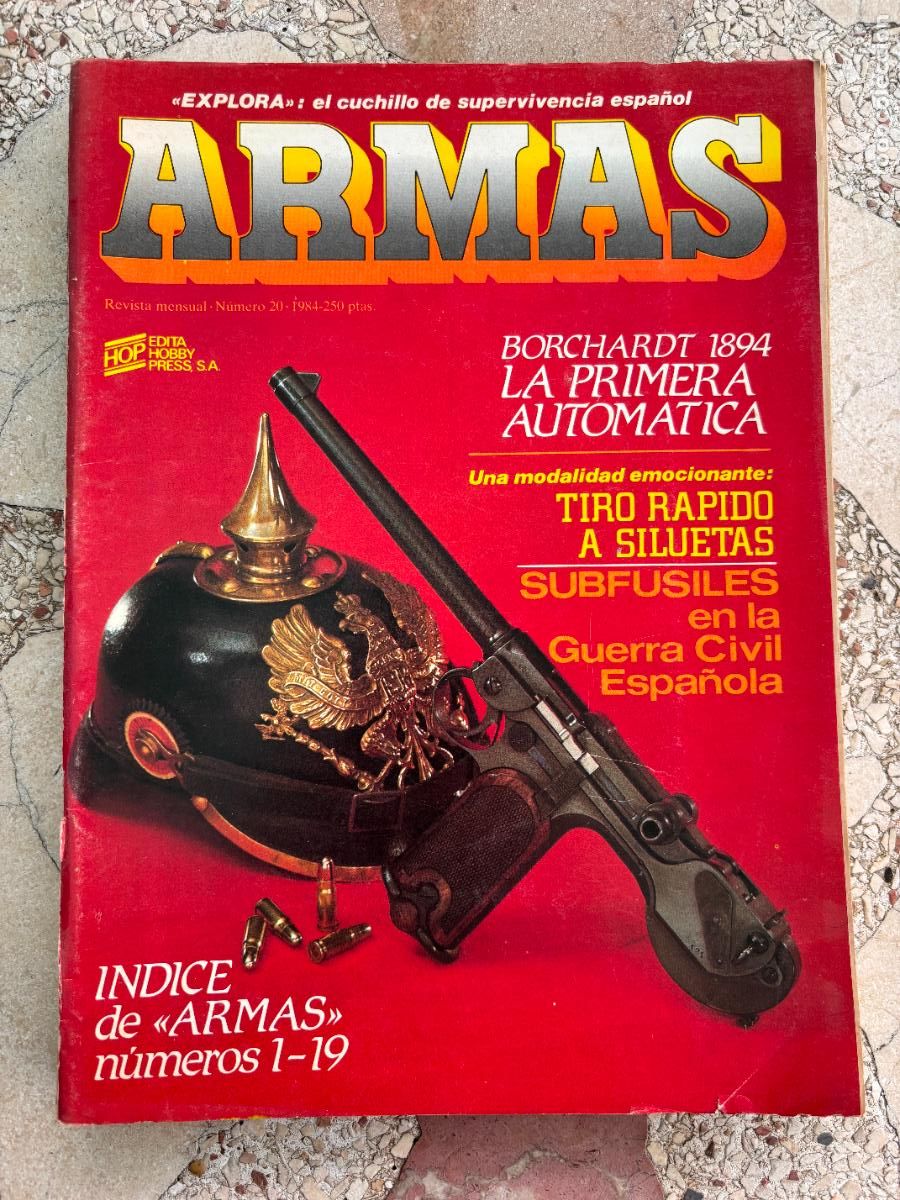 Militaria: ARMAS N&ordm; 20. BORCHARD 1894. SUBFUSILES EN LA GUERRA CIVIL ESPA&Ntilde;OLA. POSTER SMITH & WESSON MOD 27