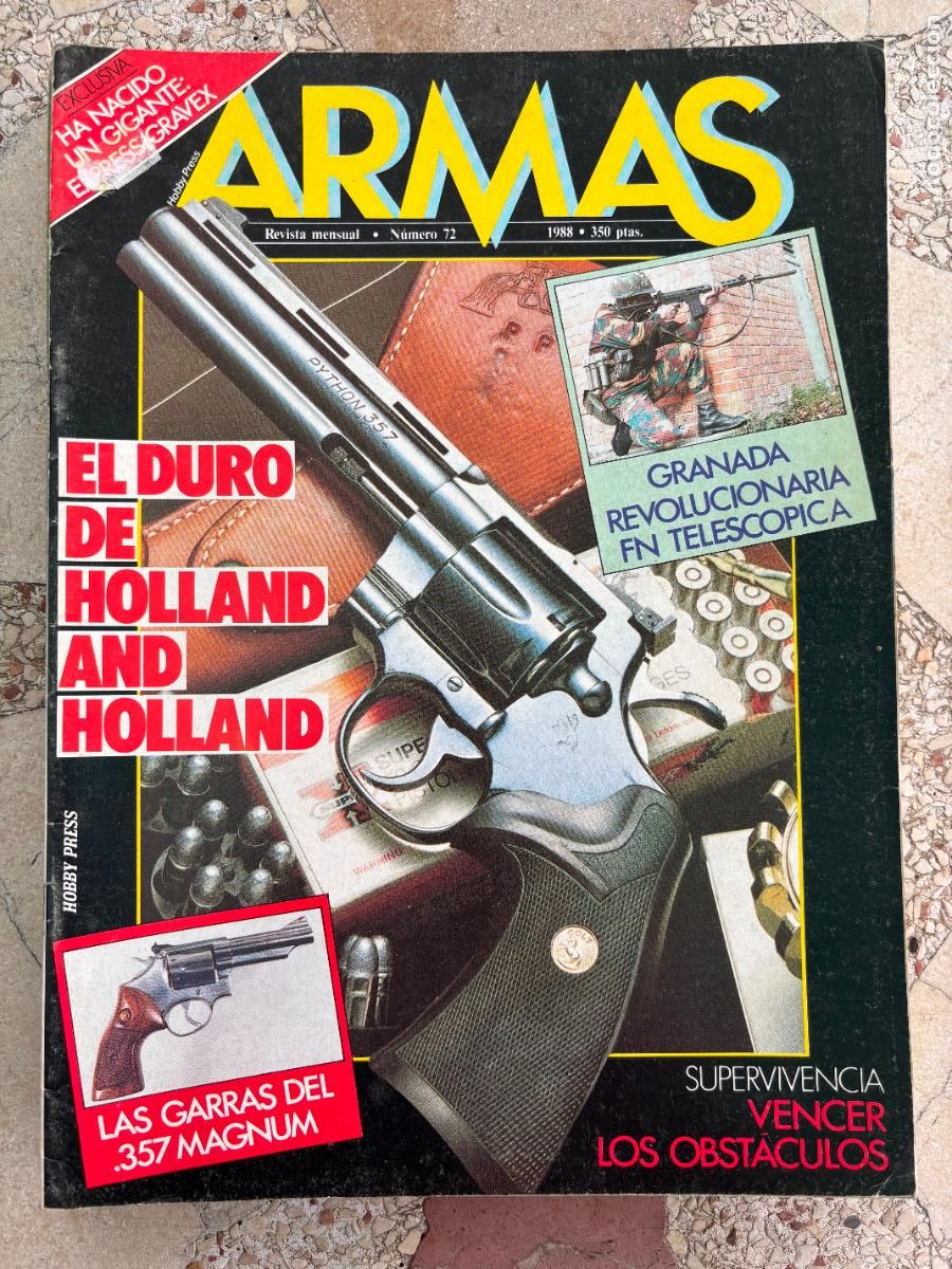 Militaria: ARMAS N&ordm; 72. HOLLAND AND HOLLAND. .357 MAGNUM. CARABINA RUGER .44 MAGNUM.