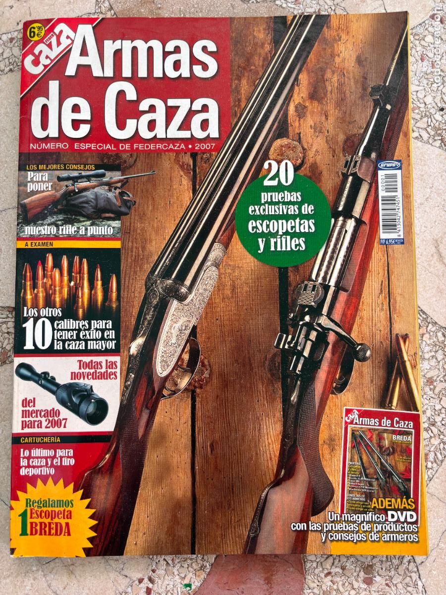 Militaria: ARMAS DE CAZA, N&ordm; ESPECIAL DE FEDERCAZA 2007. ESCOPETA BREDA. BENELLI ARGO SPECIAL.