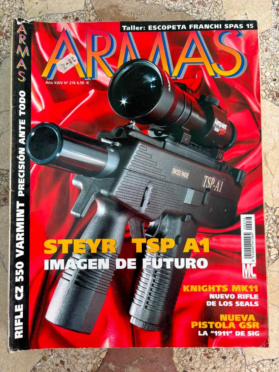 Militaria: ARMAS N&ordm; 276. FRANCHI SPAS 12. STEYR TSP A1- KNIGHTS MK11. PISTOLA GSR. RIFLE CZ 550.