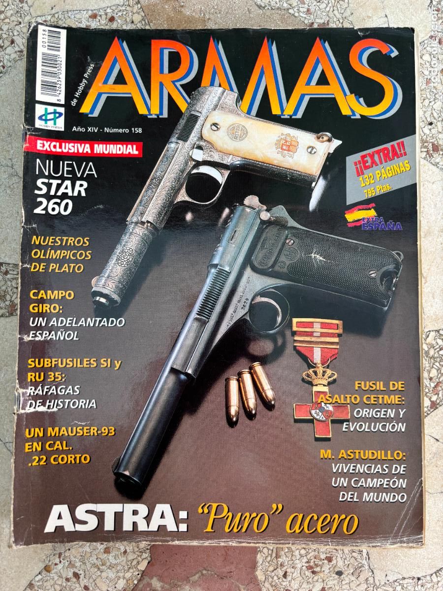 Militaria: ARMAS N&ordm; 158. STAR 260. FUSIL ASALTO CETME. SUBFUSILES SI Y RU 35. MAUSER-93 EN CAL 22.