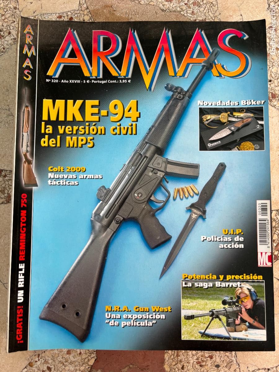 Militaria: ARMAS N&ordm; 320. CARABINA MKE-94. SAGA BERRET. NRA GUN WEST. COLT 2009. RIFLE REMINGTON 750.