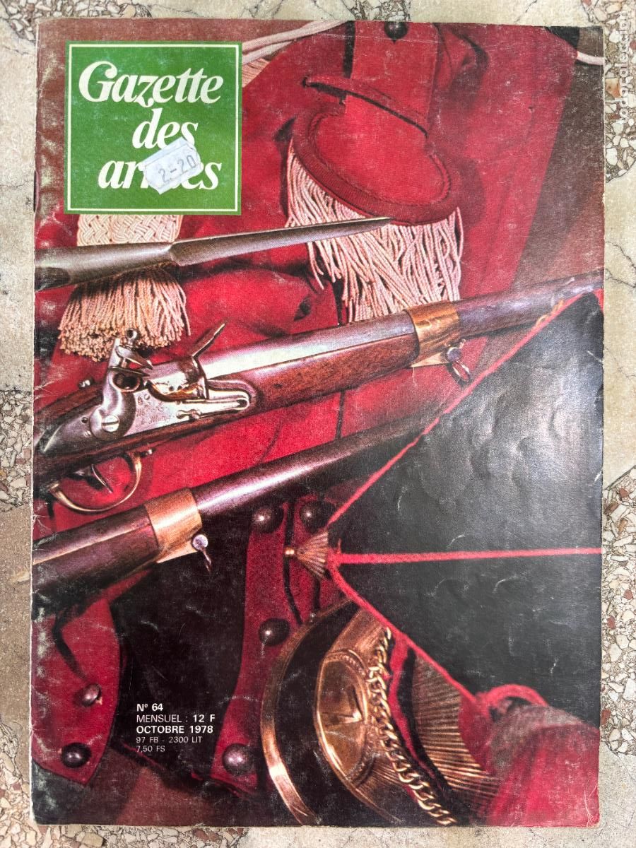Militaria: GAZETTE DES ARMES N&ordm; 64 A&Ntilde;O 1978. MOUSQUETON DE LANCIERS MODELE 1836.