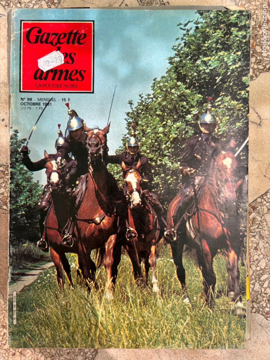 Militaria: GAZETTE DES ARMES N&ordm; 98 A&Ntilde;O 1981. LAHITOLLE 1872-1877. PISTOLA AUTOM&Aacute;TICA MODELO 1950.