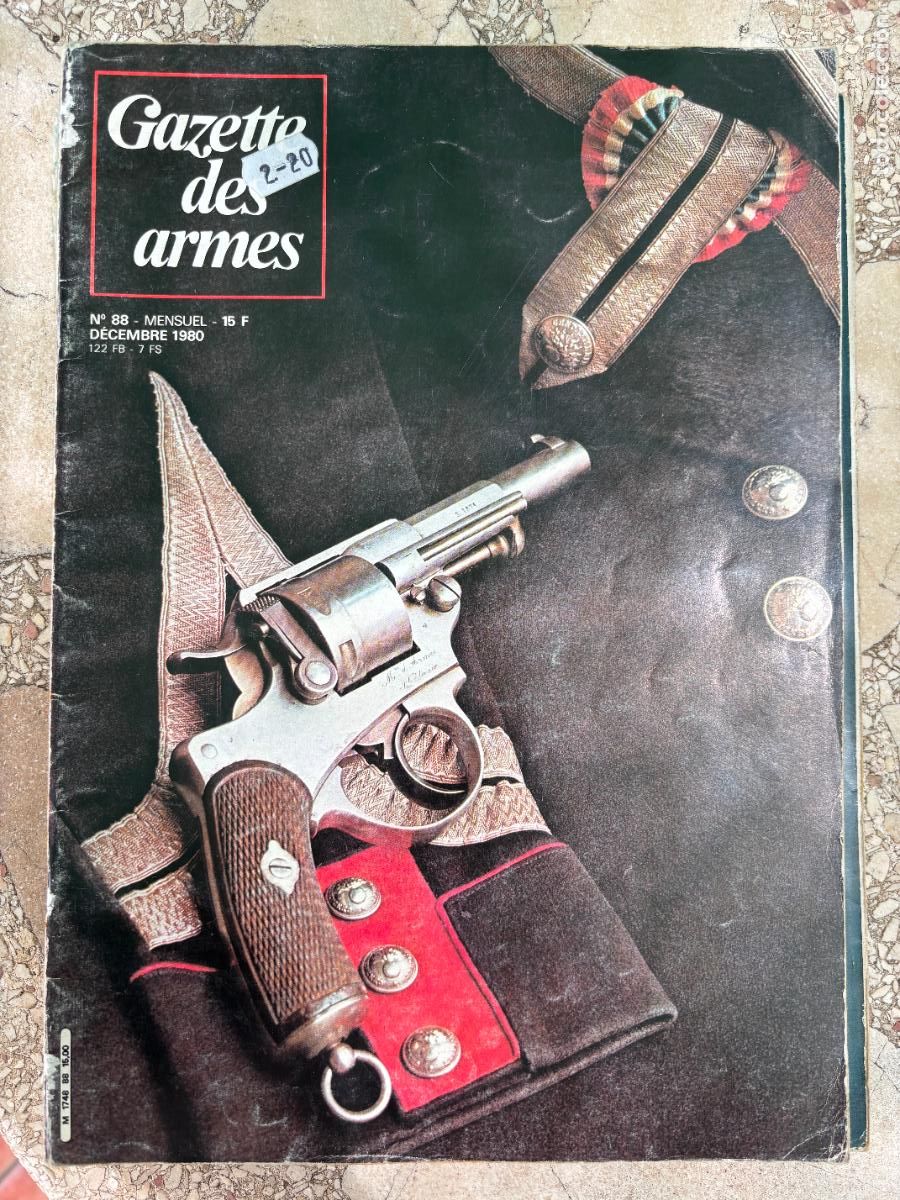 Militaria: GAZETTE DES ARMES N&ordm; 88 A&Ntilde;O 1980. REVOLVER MODEL 1873 DANS LA GENDARMERIE.