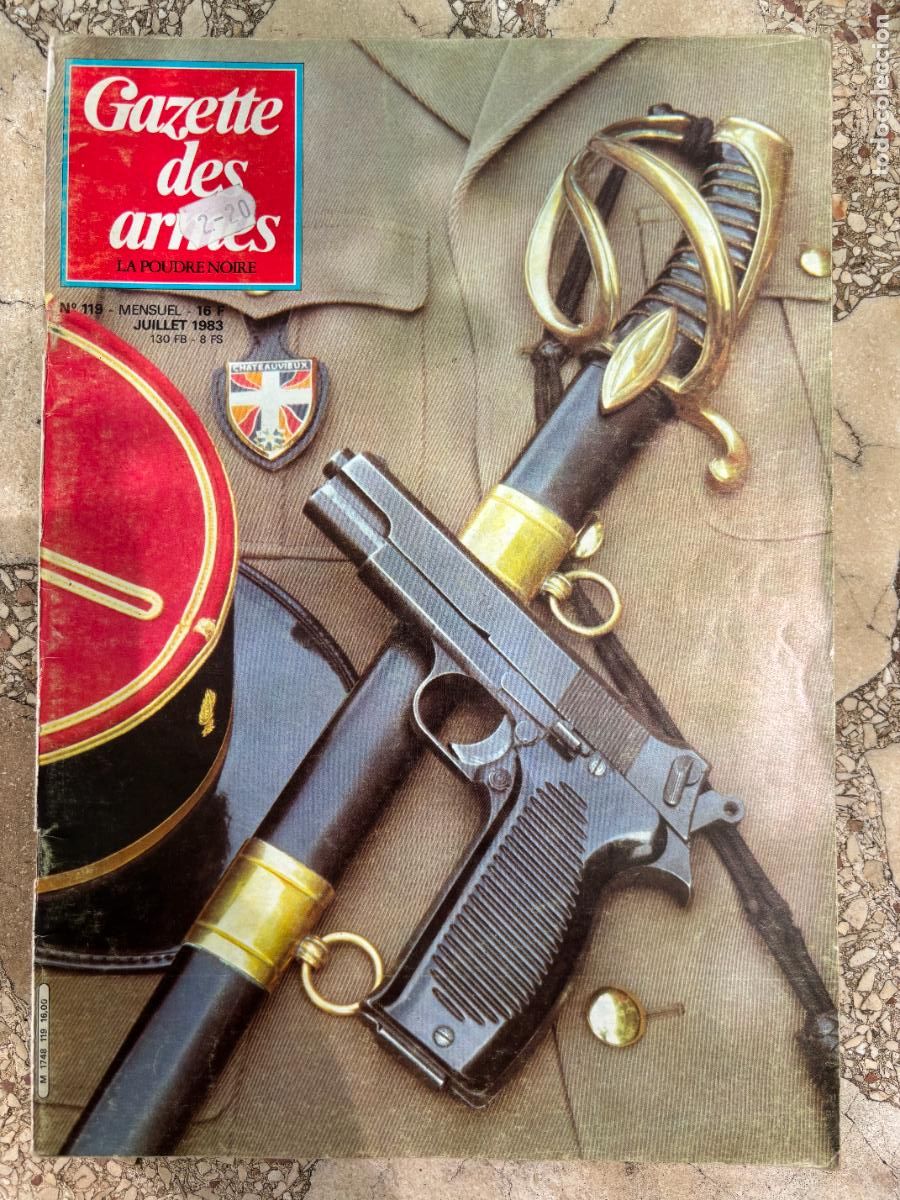 Militaria: GAZETTE DES ARMES N&ordm; 119 A&Ntilde;O 1983. SPRINGFIELD MODEL 1873. MAUSER MODELE 1871. COMBAT EN DAMAS.