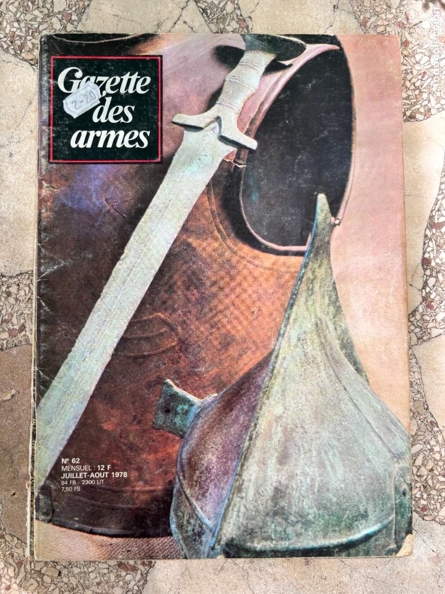 Militaria: GAZETTE DES ARMES N&ordm; 62 A&Ntilde;O 1978. PISTOLET MITRAILLEUR VOERE AM 180. COLT PYTHON.