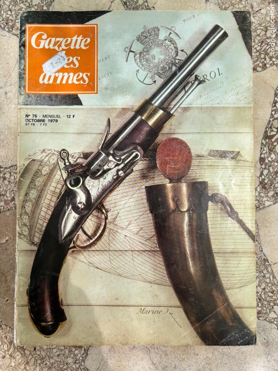 Militaria: GAZETTE DES ARMES N&ordm; 75 A&Ntilde;O 1979. PISTOLET BORD MODELE 1786. BERETTA MODEL 92. MITRAILLEUSE MAXIM.