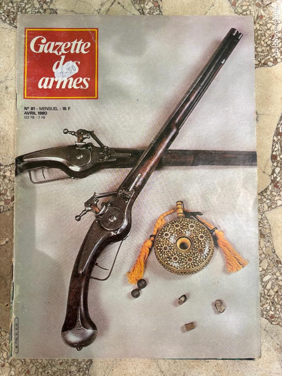 Militaria: GAZETTE DES ARMES N&ordm; 81 A&Ntilde;O 1980. CARABINE US M-4. FUSIL DE VINCENNES 1759. PARACHUTISTES FRAN&Ccedil;AIS 2