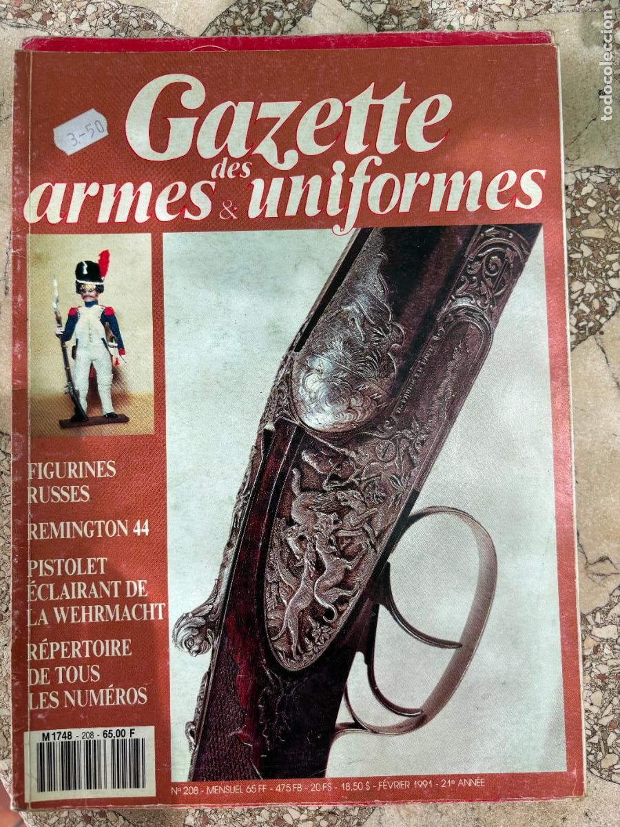 Militaria: GAZETTE DES ARMES N&ordm; 208. A&Ntilde;O 1991. REMINGTON 44. PISTOLET DE LA WEHRMACHT. REMINGTON NEW MODEL ARMY