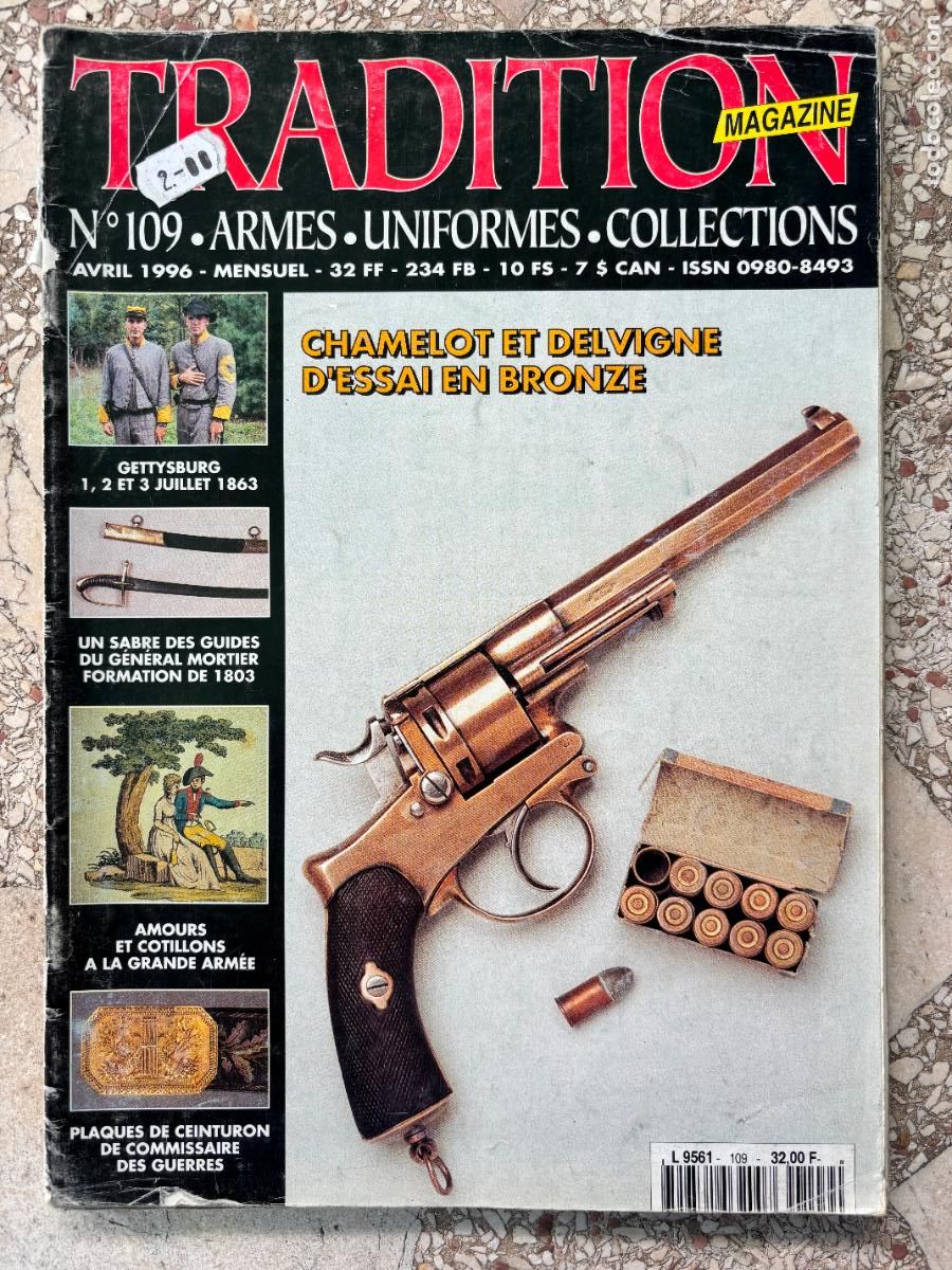 Militaria: TRADITION MAGAZINE N&ordm; 109 A&Ntilde;O 1996. SABRES DU GENERAL MORTIER 1803. PLAQUES DE CEINTURON COMISSAIRE.