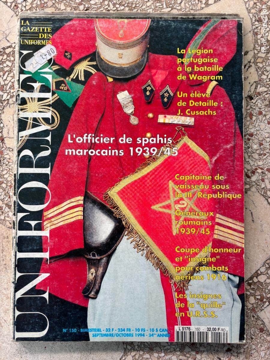 Militaria: UNIFORMES N&ordm; 150 A&Ntilde;O 1994. GENERAUX ROUMAINS 1939-45. OFFICIER DE SPAHIS MAROCAINS.