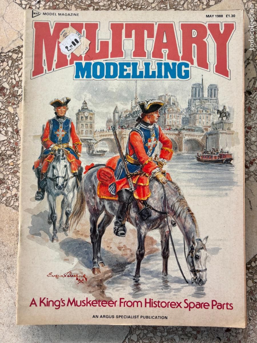 Militaria: MILITARY MODELLING MAY 1988. KING'S MUSKETEER FROM HISTOREX SPARE PARTS. IMPERIAL RUSSIAN ARMY.