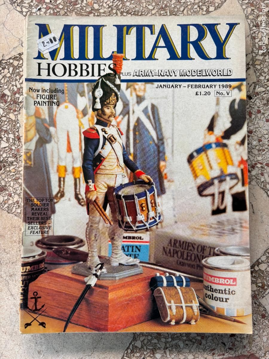 Militaria: MILITARY HOBBIES JANUARY - FEBRUARY 1989. WILLIAM III'S CHAMPION. NEW WILLIAM BRITAINS COLLECTION.
