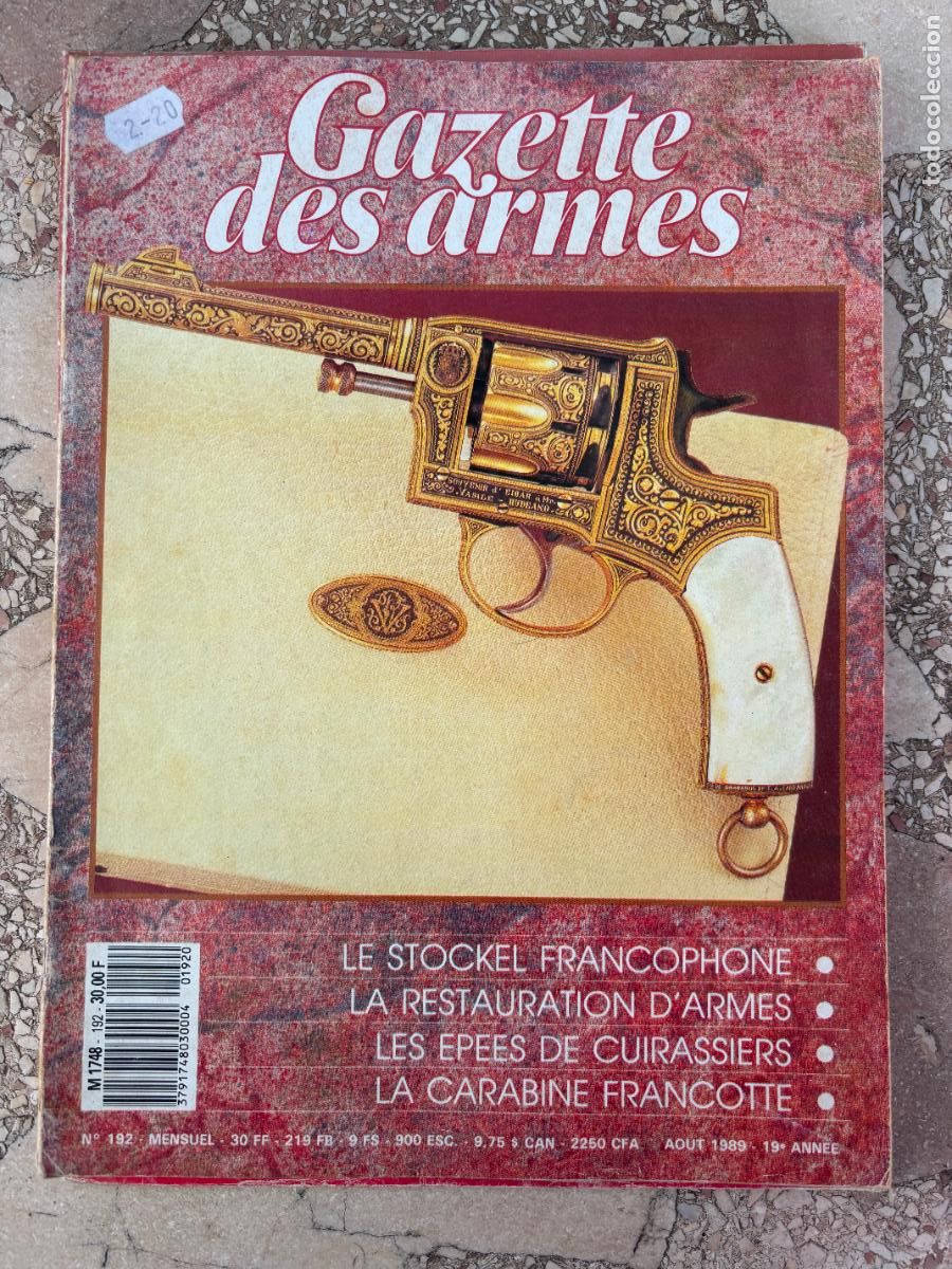 Militaria: GAZETTE DES ARMES N&ordm; 192. RESTAURATION D'ARMES. CARABINE FRANCOTTE. GASSER KROPATSCHEK.