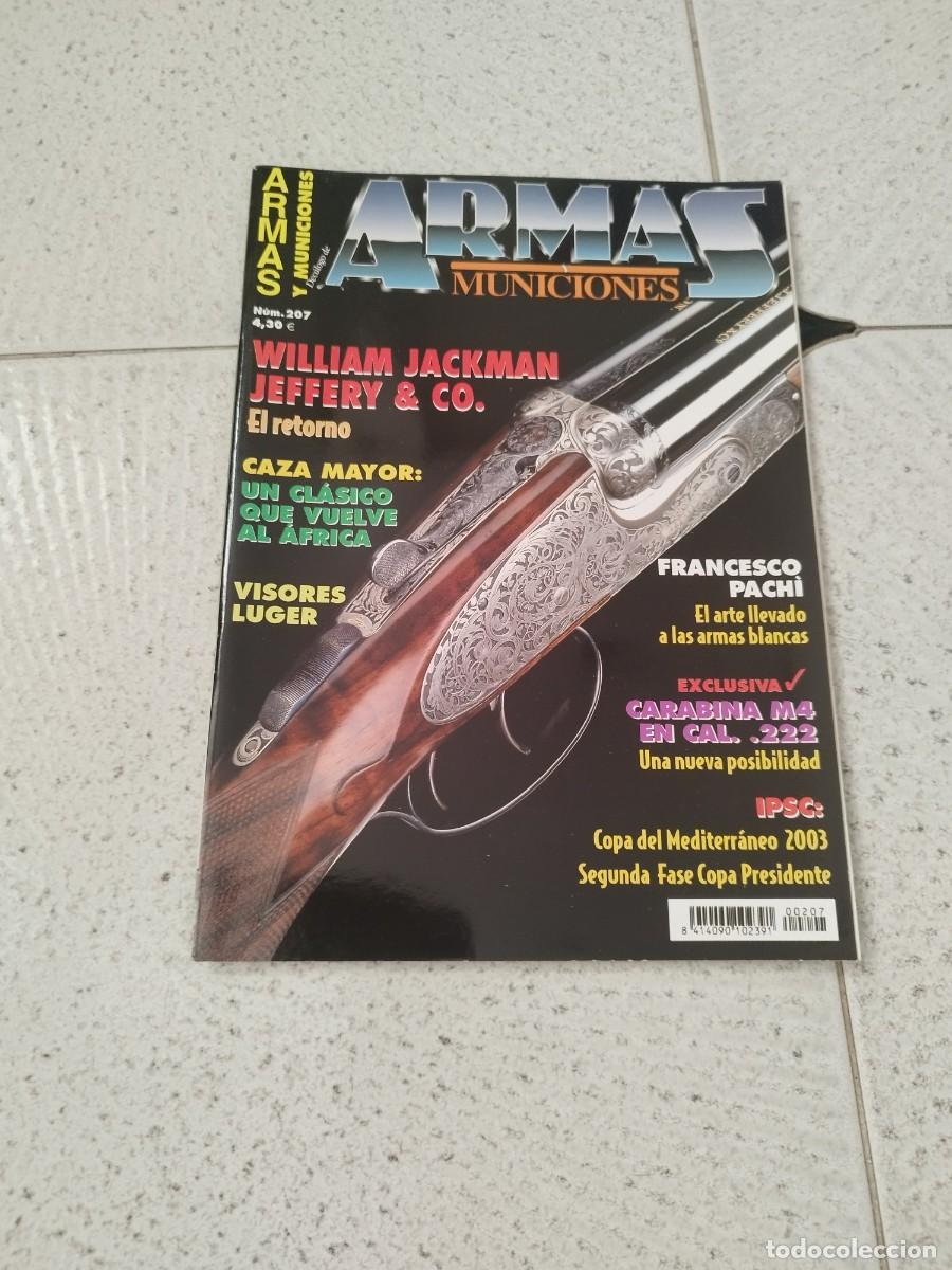 Militaria: Revista dec&aacute;logo armas y municiones N&ordm;207. William Jackman jeffery & co. Caza mayor.