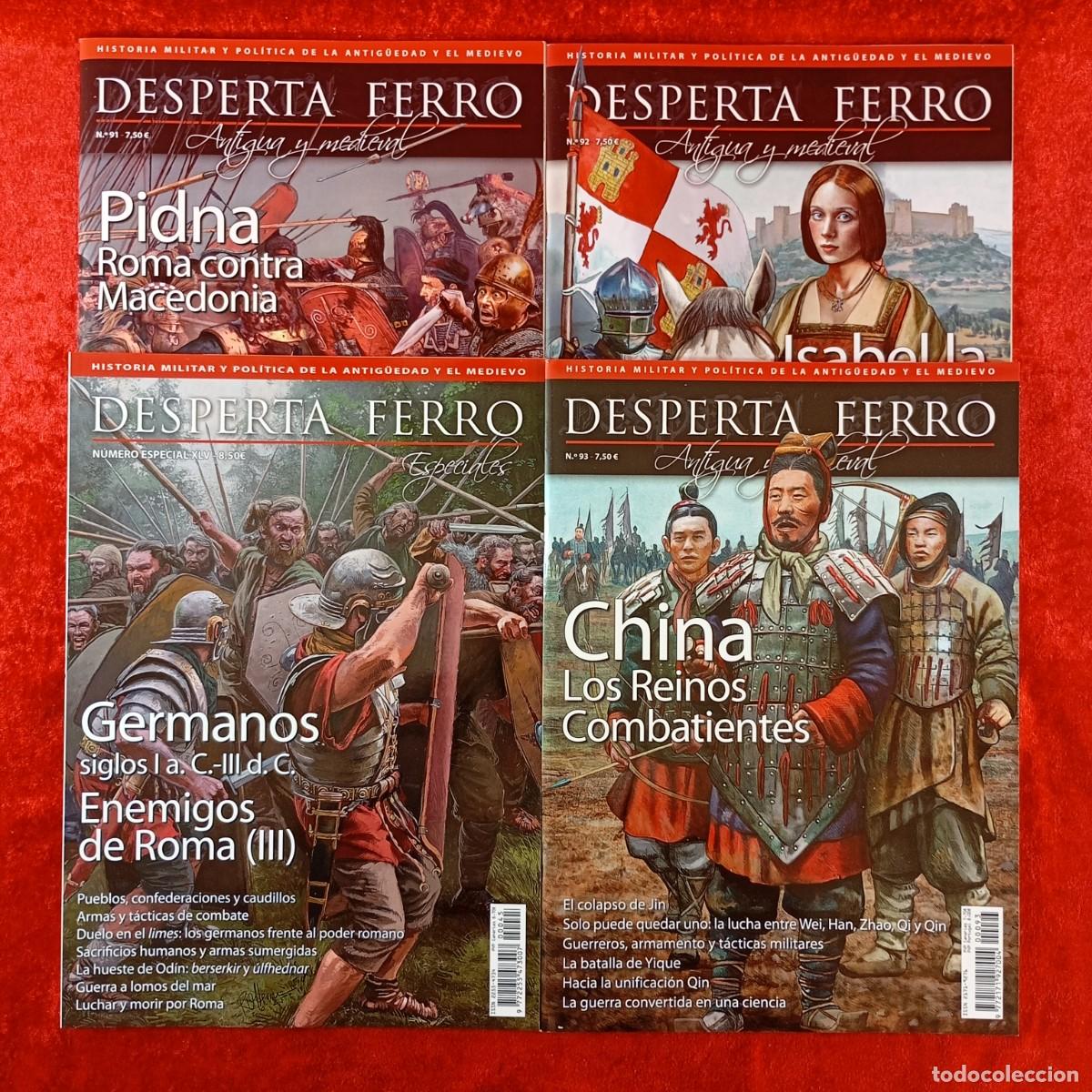 Militaria: DESPERTA FERRO - ANGIGUA Y MEDIEVAL - HISTORIA MILITAR Y POL&Iacute;TICA - LOTE 4 REVISTAS / 1541