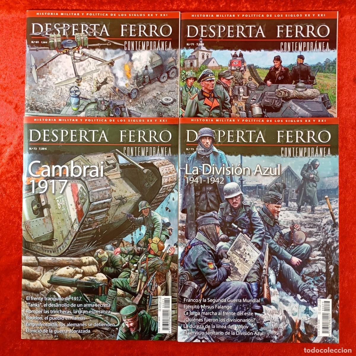 Militaria: DESPERTA FERRO - CONTEMPOR&Aacute;NEA - HISTORIA MILITAR Y POL&Iacute;TICA - LOTE 4 REVISTAS / 1543