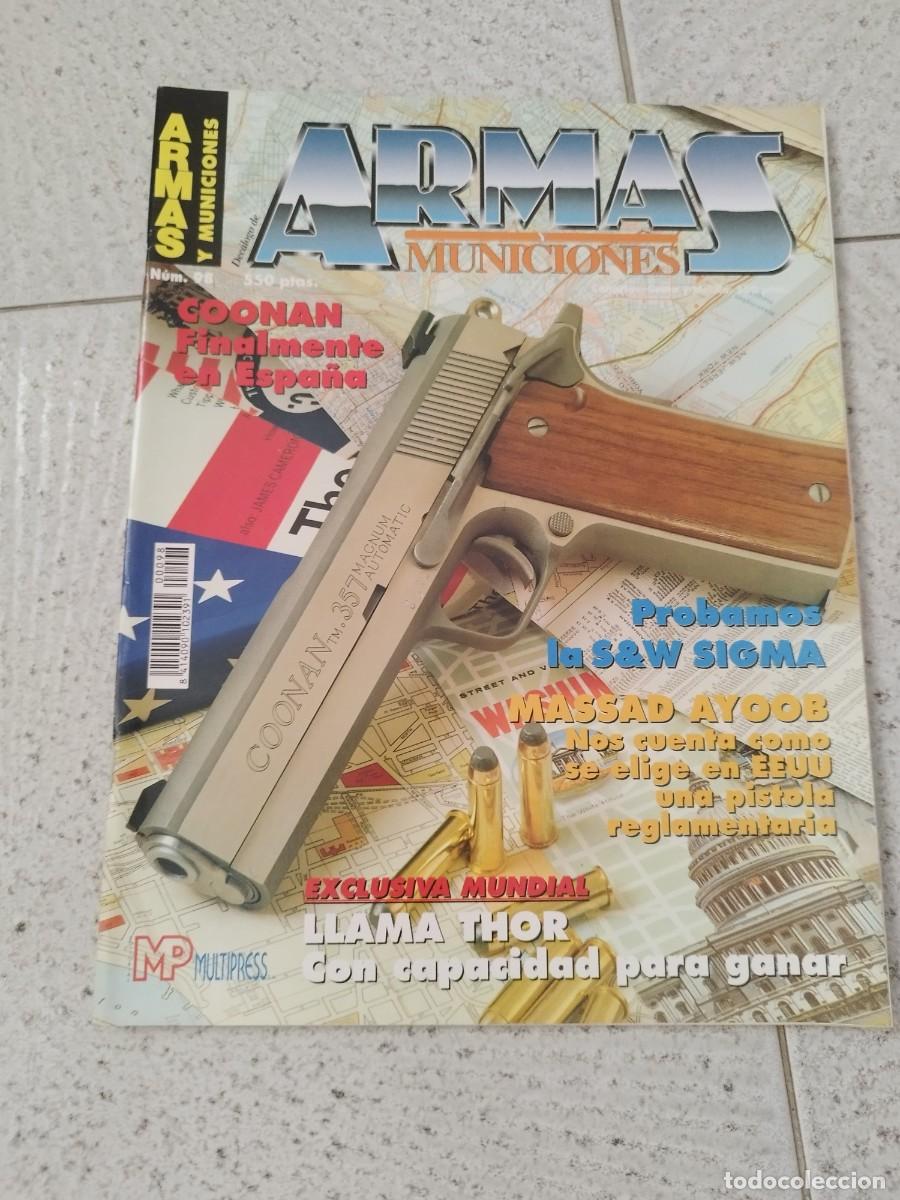 Militaria: Revista dec&aacute;logo armas y municiones N&ordm;98.