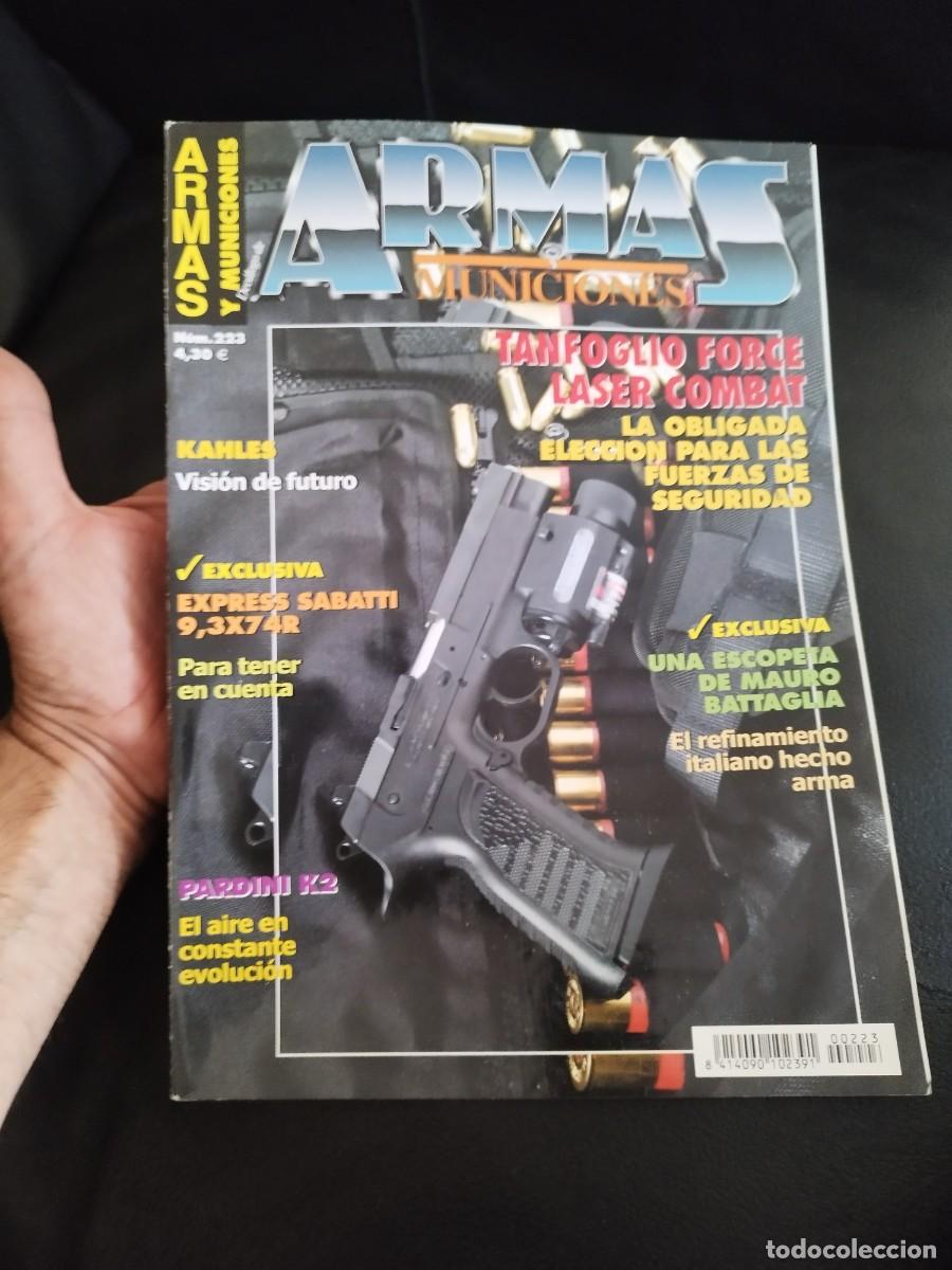Militaria: Revista dec&aacute;logo armas y municiones N&ordm; 223. Laser combat, express sabati 9,3x74R, Kahles.