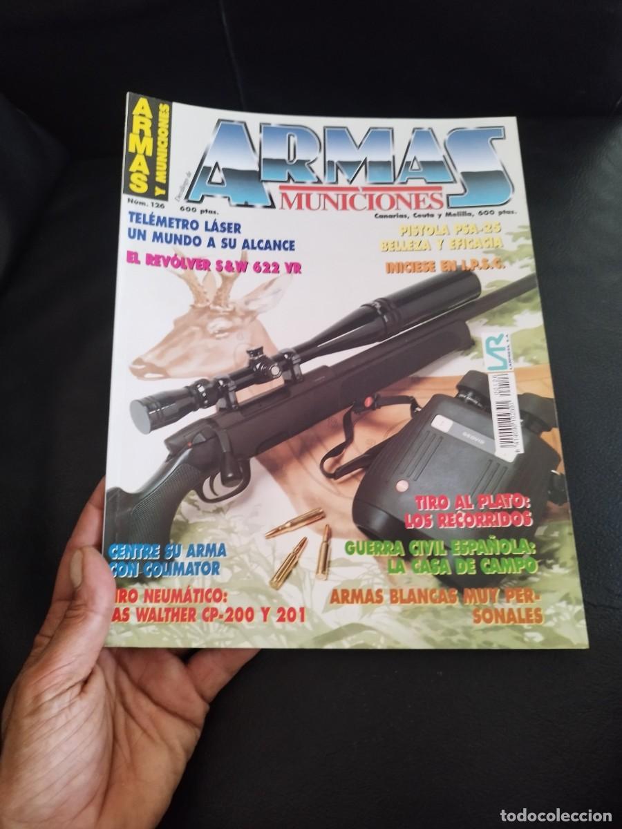 Militaria: Revista dec&aacute;logo armas y municiones N&ordm; 126. Telemetro laser, revolver S&W 622 VR.