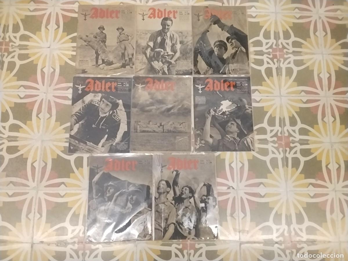 Militaria: LOTE 8 REVISTAS DER ADLER A&Ntilde;OS 1942- 1943 REICH BERLIN ALEMANIA NAZI