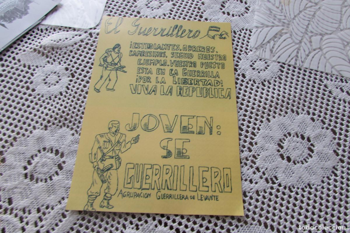 Militaria: RECORTE JOVEN GUERRILLERO AGRUPACION GUERRILLERA DE LEVANTE
