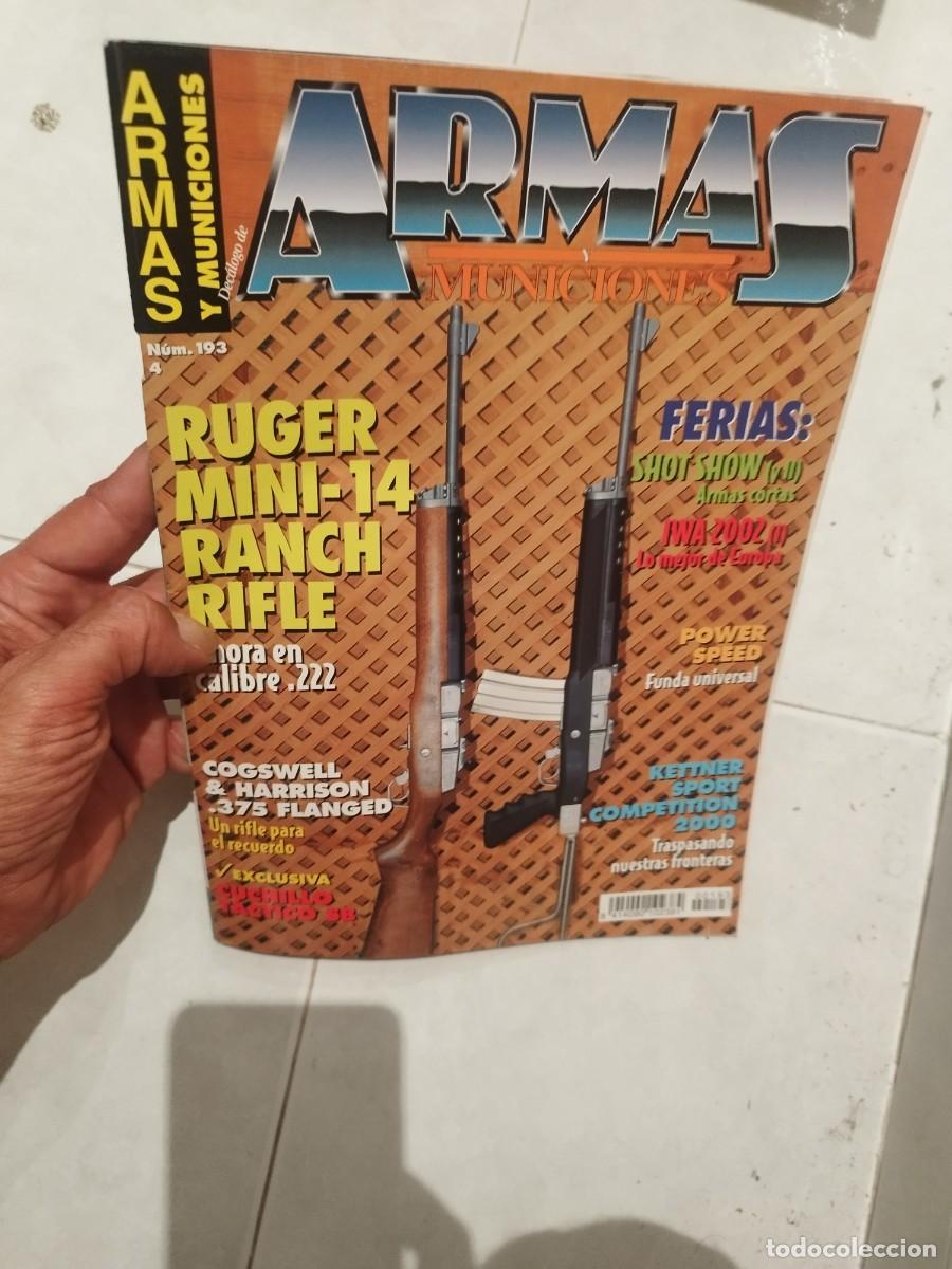Militaria: Revista dec&aacute;logo armas y municiones N&ordm; 193. rifle Ruger Mini-14 Ranch Rifle calibre .222.