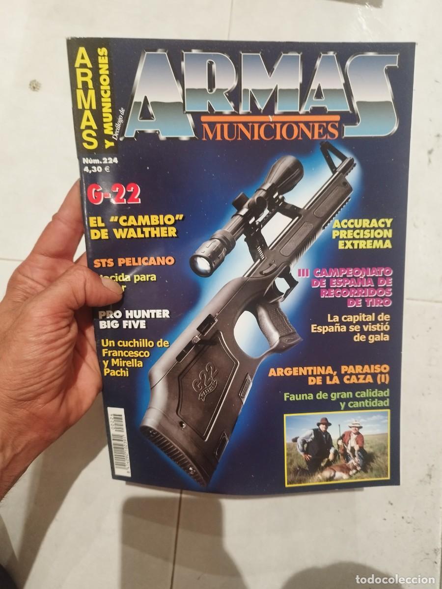 Militaria: Revista dec&aacute;logo armas y municiones N&ordm; 224. rifle Walther G22 con mira telesc&oacute;pica.
