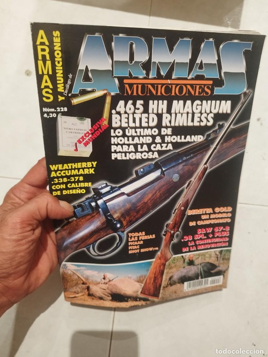 Militaria: Revista dec&aacute;logo armas y municiones N&ordm; 228. rifle Weatherby Accumark en calibre .338-378, caza