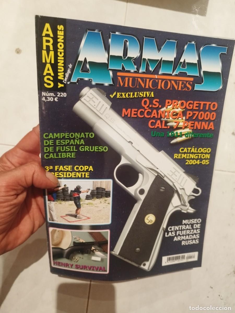 Militaria: Revista dec&aacute;logo armas y municiones N&ordm; 220. pistola Q.S. Progetto Meccanica P7000.