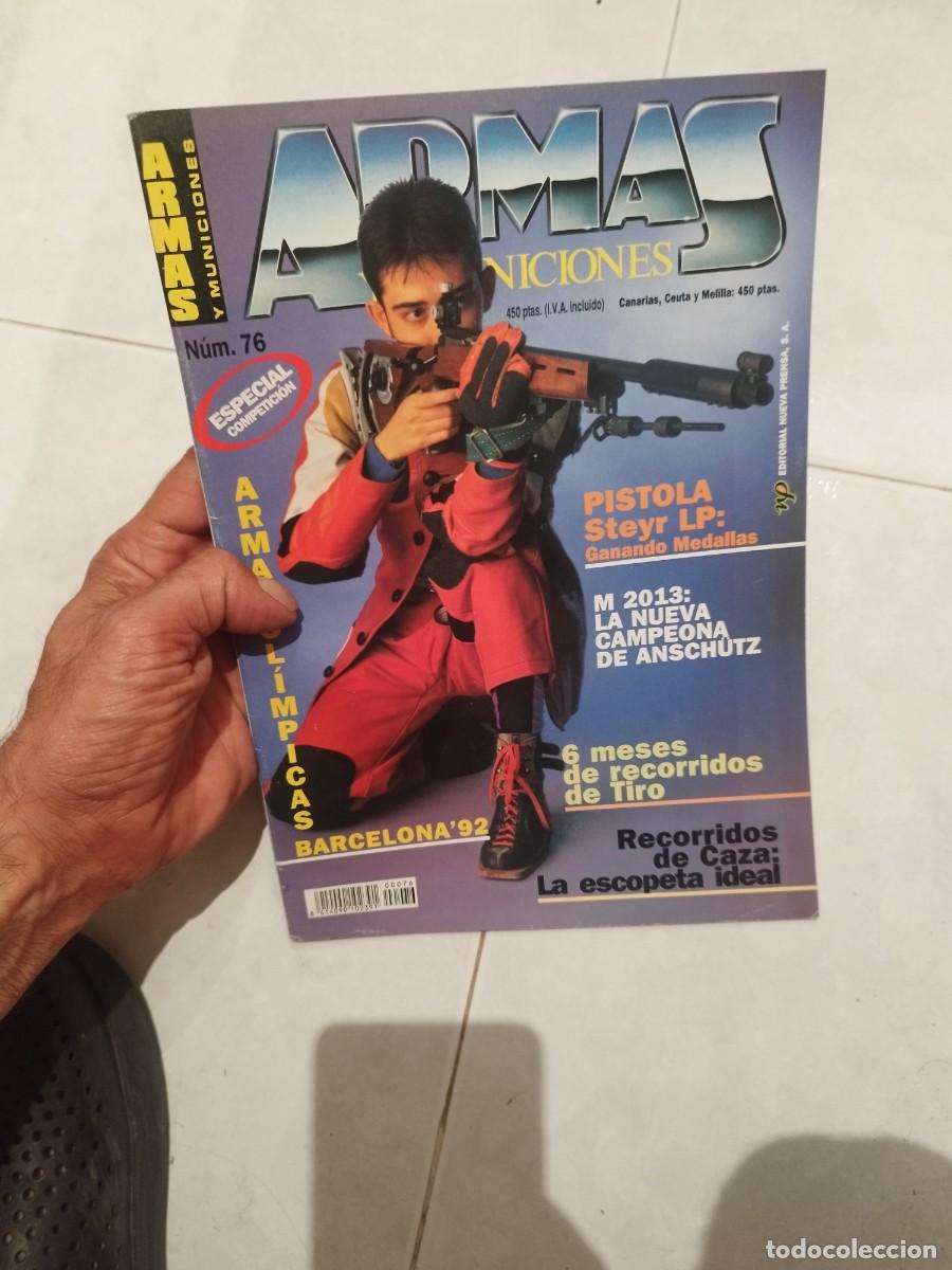 Militaria: Revista dec&aacute;logo armas y municiones N&ordm; 76. pistola Steyr LP, fusiles Ansch&uuml;tz y escopetas de caza.