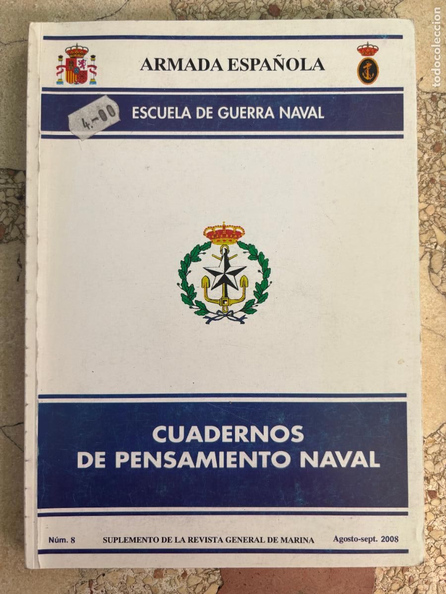 Militaria: SUPLEMENTO DE LA REVISTA GENERAL DE LA MARINA N&ordm; 8. AGOSTO-SEPTIEMBRE A&Ntilde;O 2008- FLAVIO VEGECIO.