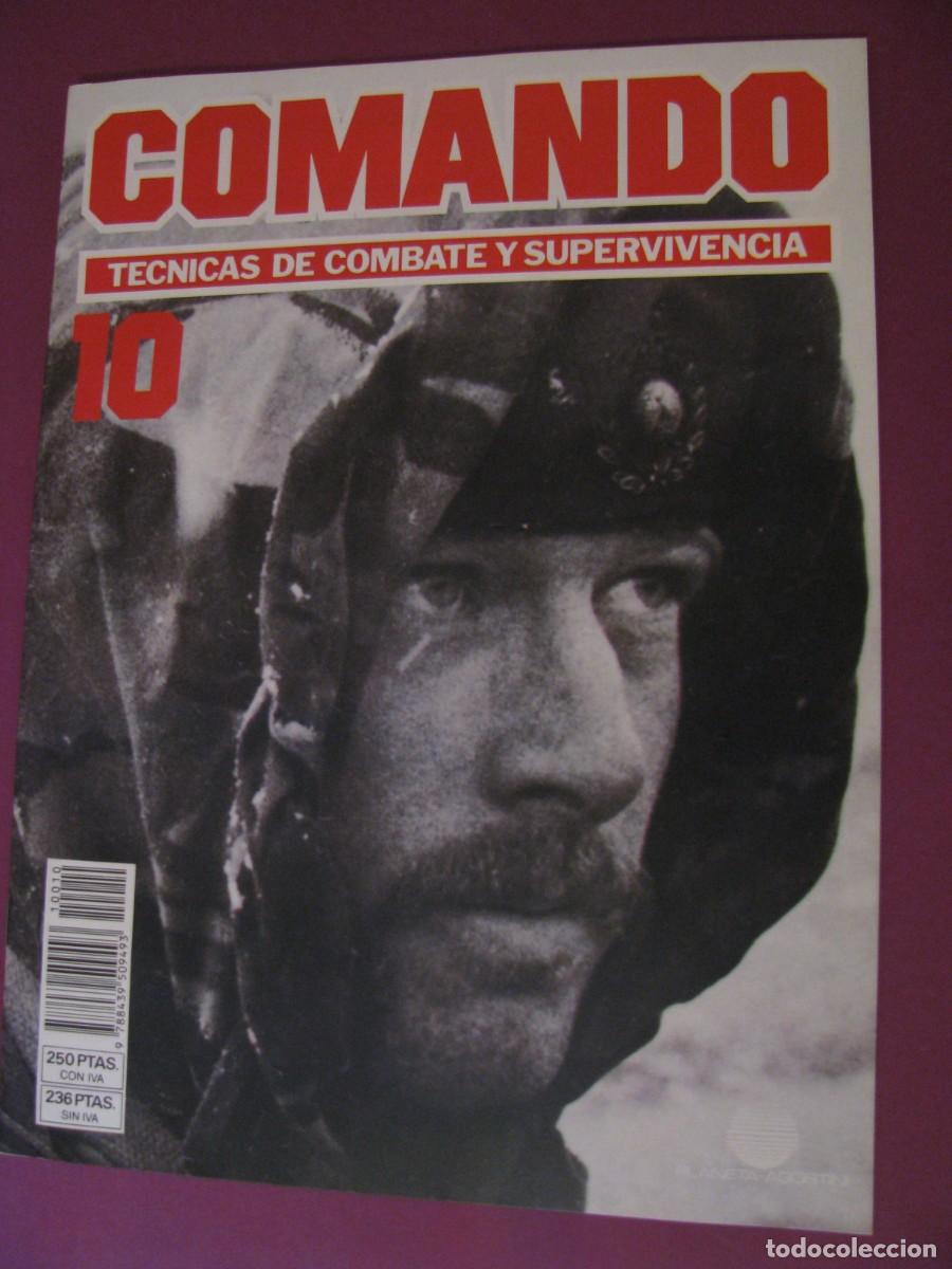 Militaria: COMANDO, T&Eacute;CNICAS DE COMBATE Y SUPERVIVENCIA. 1988. PLANETA AGOSTINI. FASCICULO N&ordm; 10