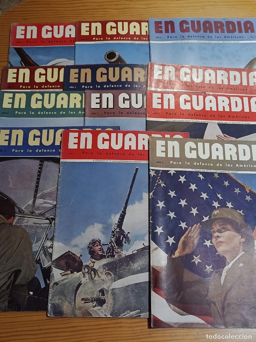 Militaria: Lote 12 Revistas En guardia a&ntilde;o II