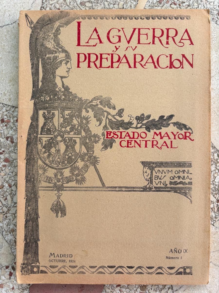 Militaria: LA GUERRA Y SU PREPARACI&Oacute;N N&ordm; 4 A&Ntilde;O 1924. CARTOGRAF&Iacute;A ANTIGUA Y ACTUAL.