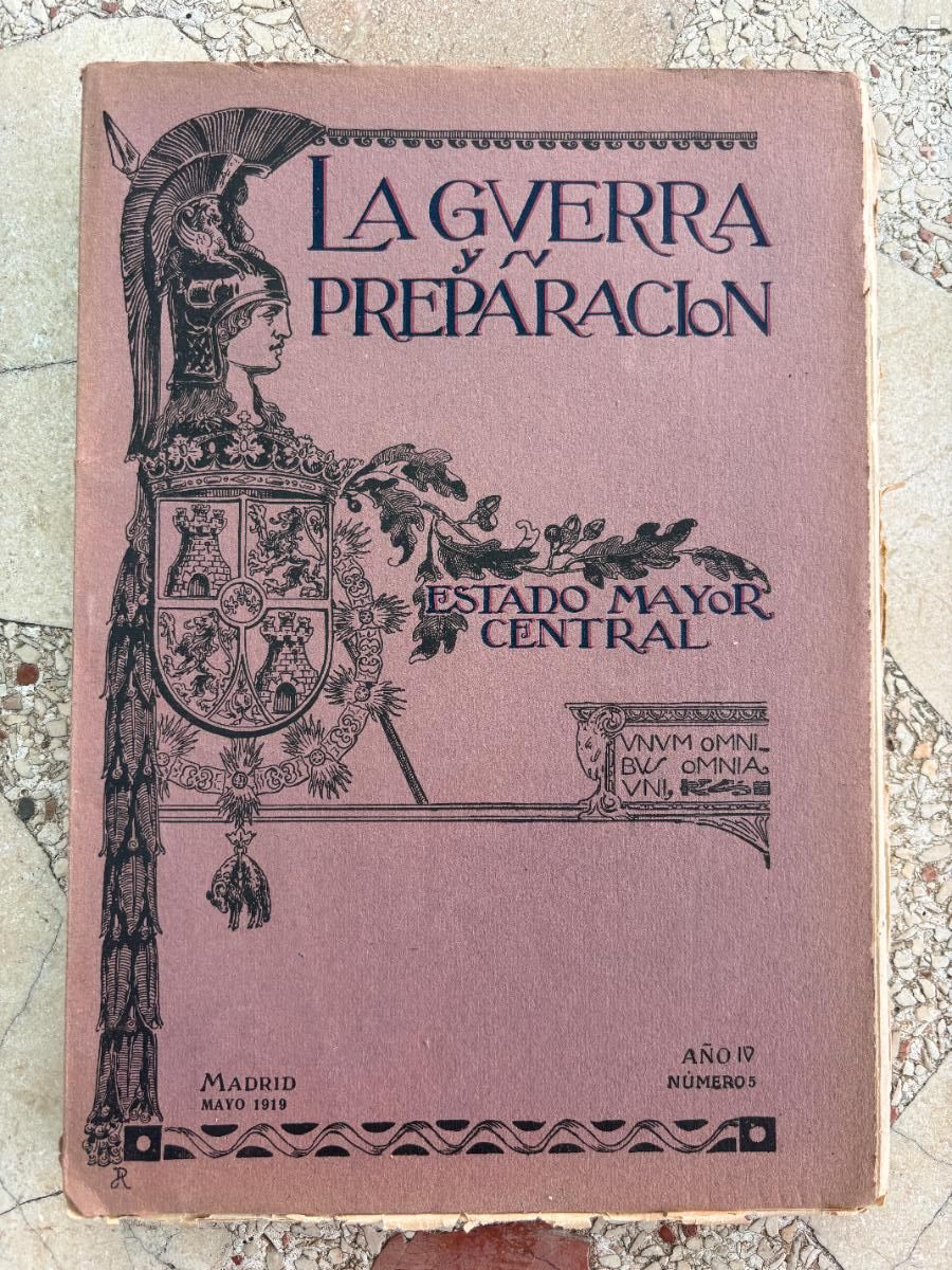 Militaria: LA GUERRA Y SU PREPARACI&Oacute;N N&ordm; 5 A&Ntilde;O 1919. SERVICIO DE ESTADO MAYOR EN ALEMANIA. EJ&Eacute;RCITO JAPON&Eacute;S.