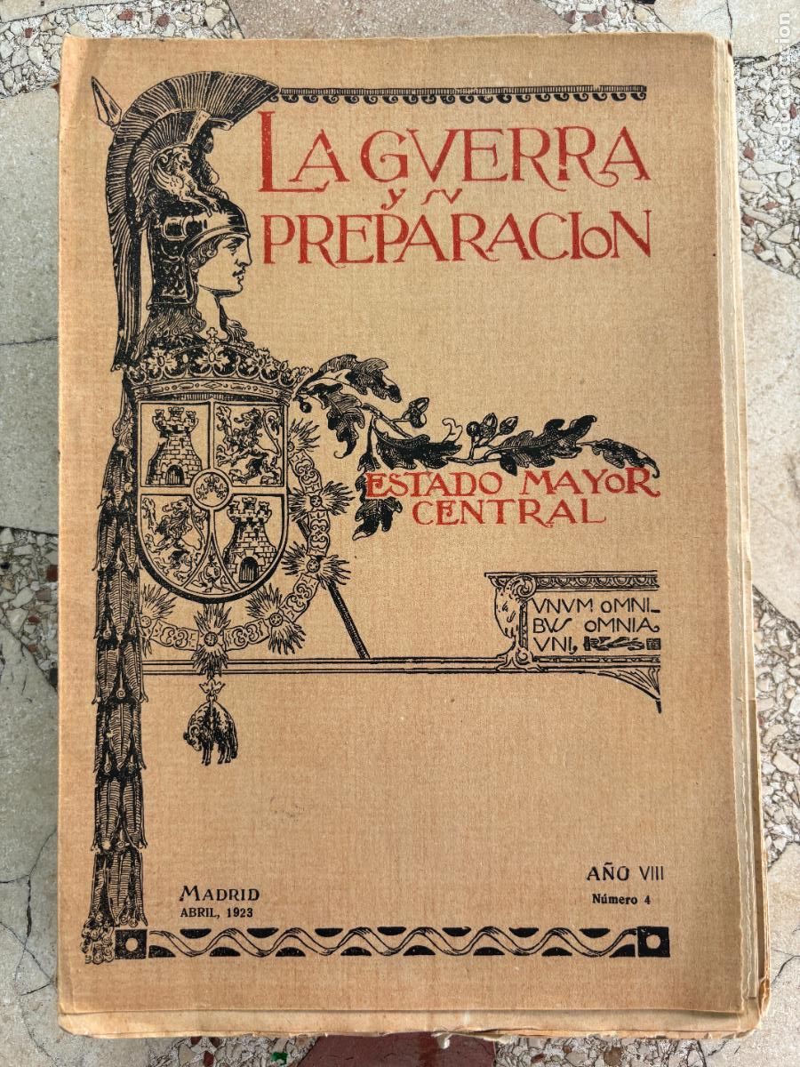 Militaria: LA GUERRA Y SU PREPARACI&Oacute;N N&ordm; 4 A&Ntilde;O 1923. GUERRA QU&Iacute;MICA EEUU. CA&Ntilde;&Oacute;N SKODA DE 9 CM.