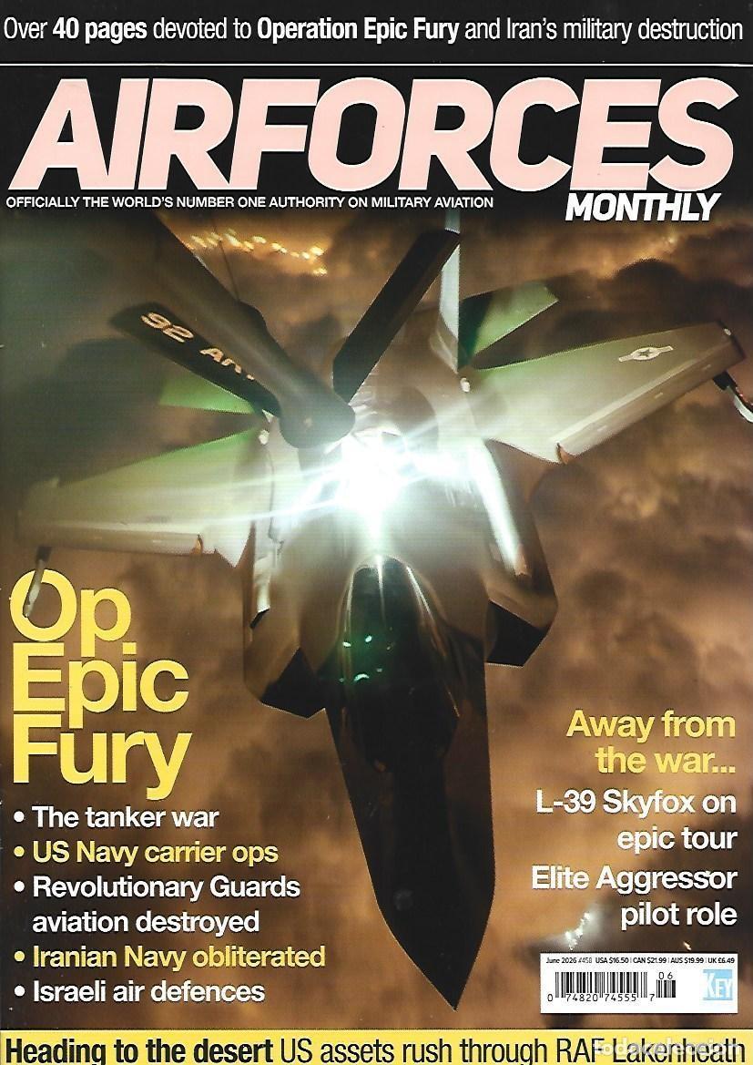 Militaria: Airforces, 458, June 2026, muy buen estado
