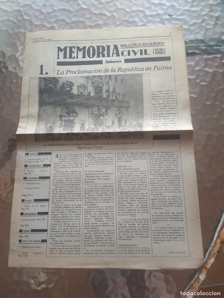 Militaria: Memoria Civil - Mallorca en Guerra