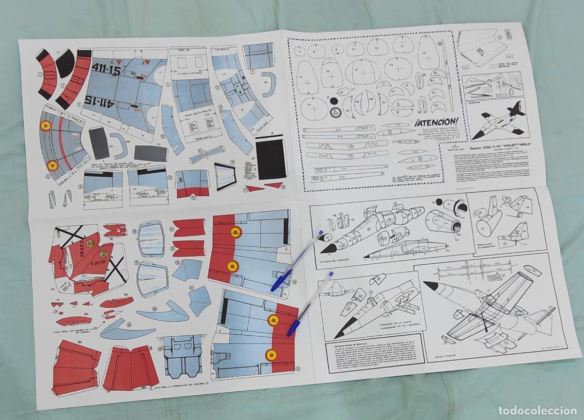Militaria: Reactor Avi&oacute;n CASA C-101 Aviojet ,Museo del Aire 100 x 70 ctms