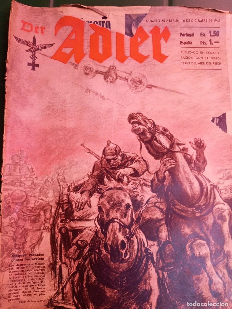 Militaria: REVISTA DER ADLER ,16/12/1941, VER FOTOS