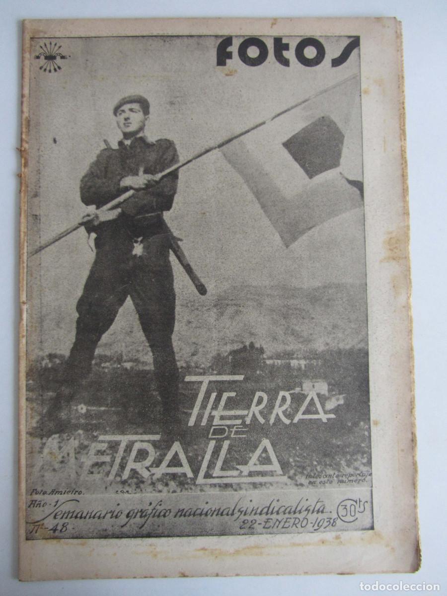 Militaria: Semanario gr&aacute;fico FOTOS 48 (Enero 1938) Guerra civil. Cuenca. Motril