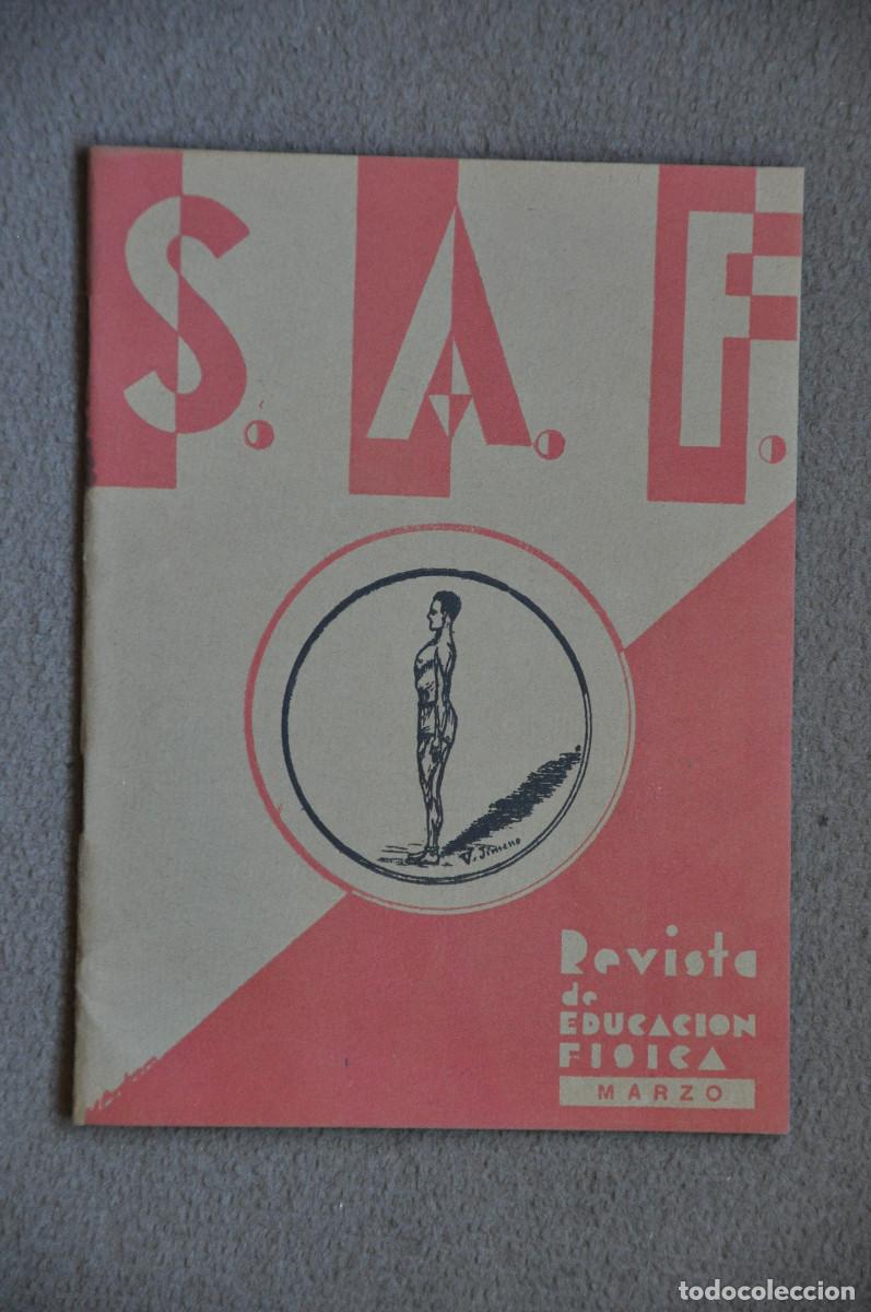 Militaria: REVISTA S.A.F (SALUD AGILIDAD FUERZA) - MARZO 1935 - DECLARADA DE UTILIDAD PARA EL EJ&Eacute;RCITO