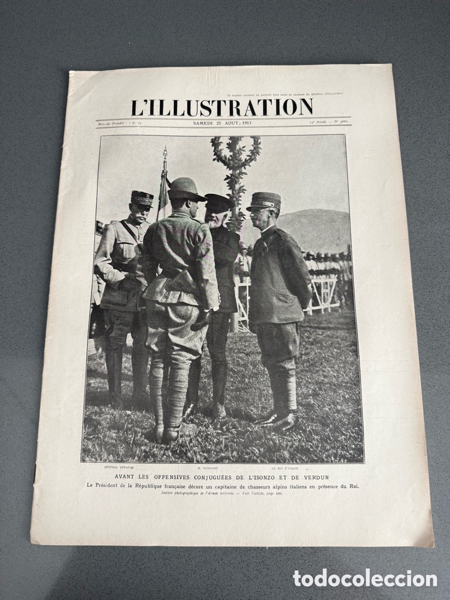Militaria: a&ntilde;o 1917 - REVISTA HISTORIA L'ILLUSTRATION n&ordm; 3866 agosto - GRABADOS - PRIMERA GUERA MUNDIAL VERDUN